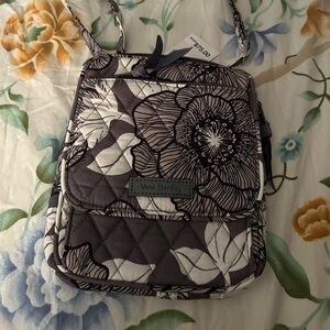 Vera Bradley rfid moon shadow meadow mini hipster NWT